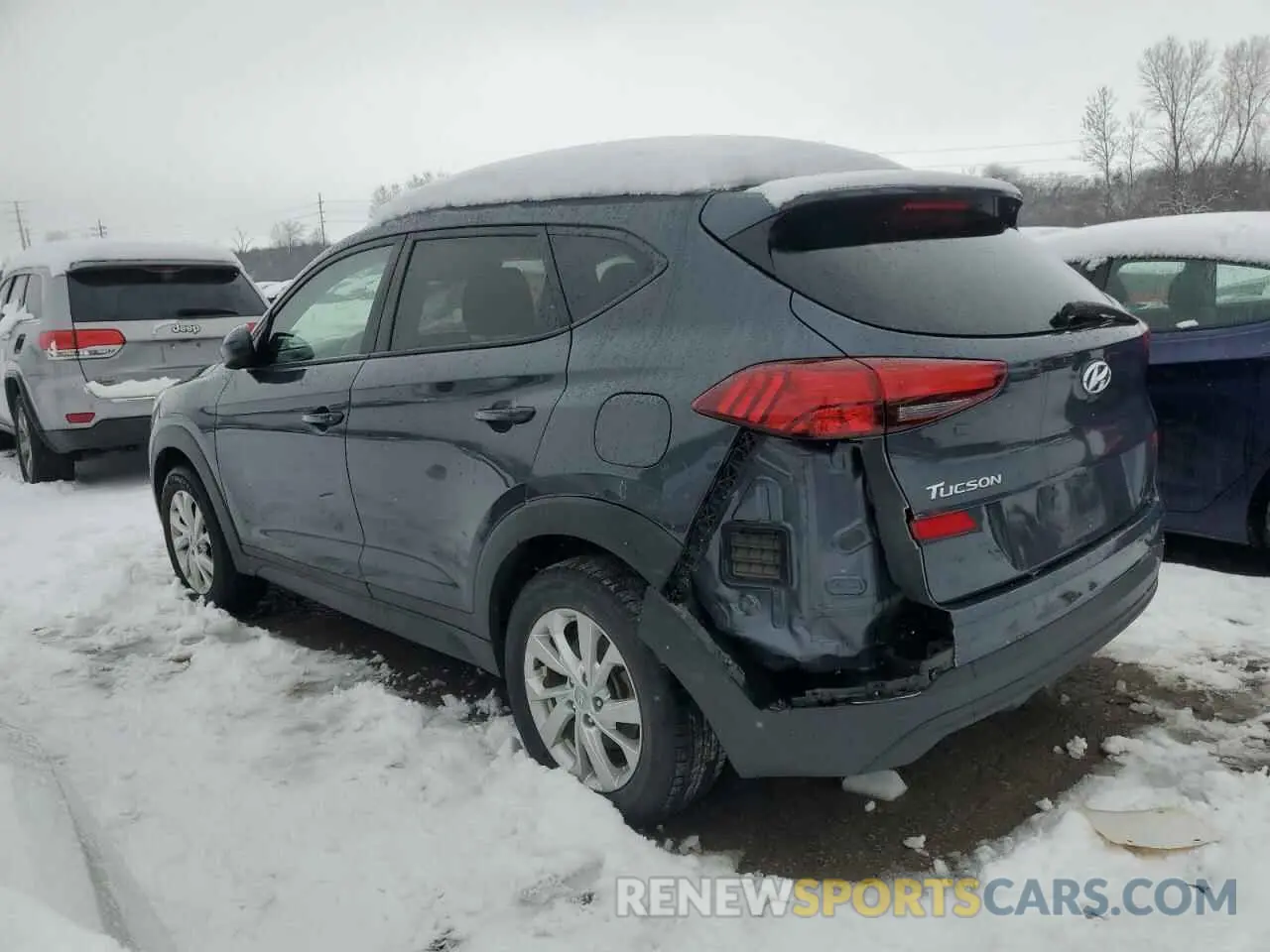 2 fotografías del automóvil dañado KM8J23A43KU859415 HYUNDAI TUCSON 2019