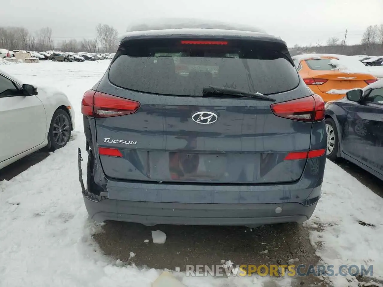 6 fotografías del automóvil dañado KM8J23A43KU859415 HYUNDAI TUCSON 2019