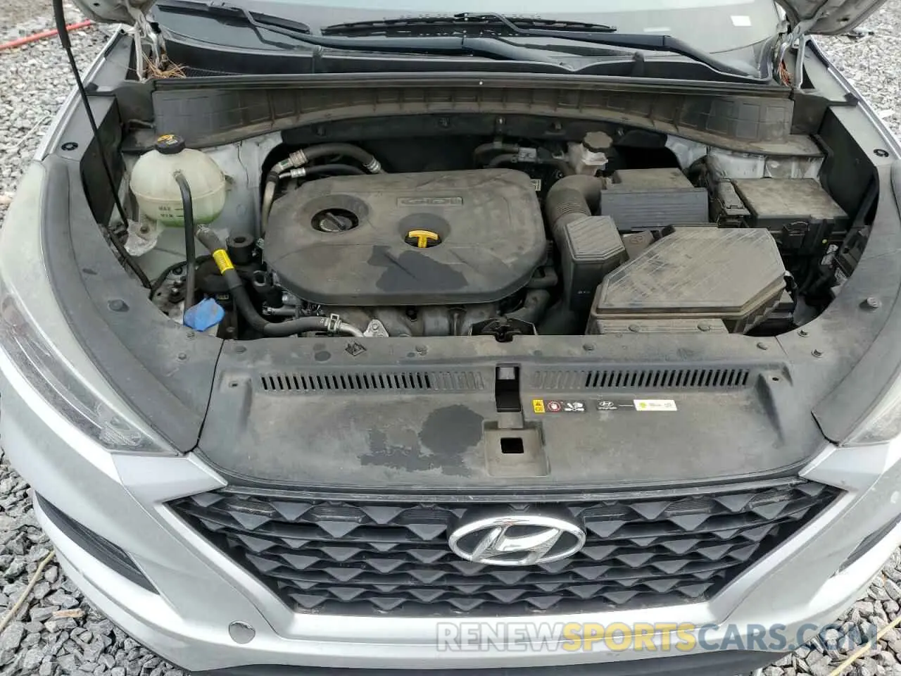 12 fotografías del automóvil dañado KM8J23A43KU891054 HYUNDAI TUCSON 2019