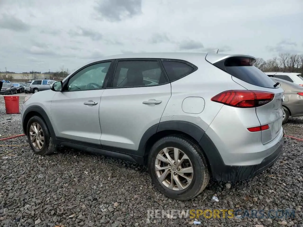 2 fotografías del automóvil dañado KM8J23A43KU891054 HYUNDAI TUCSON 2019