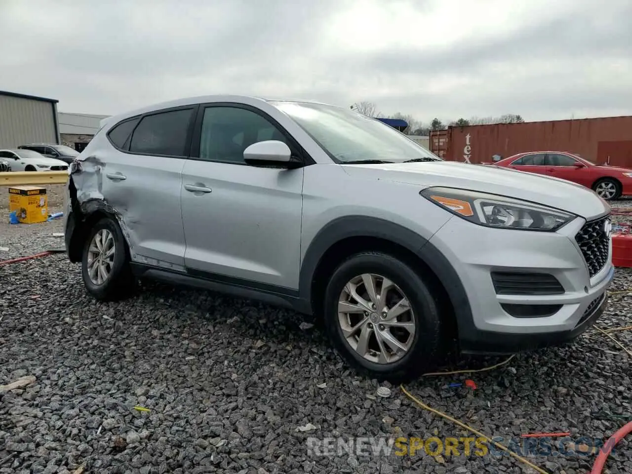 4 fotografías del automóvil dañado KM8J23A43KU891054 HYUNDAI TUCSON 2019
