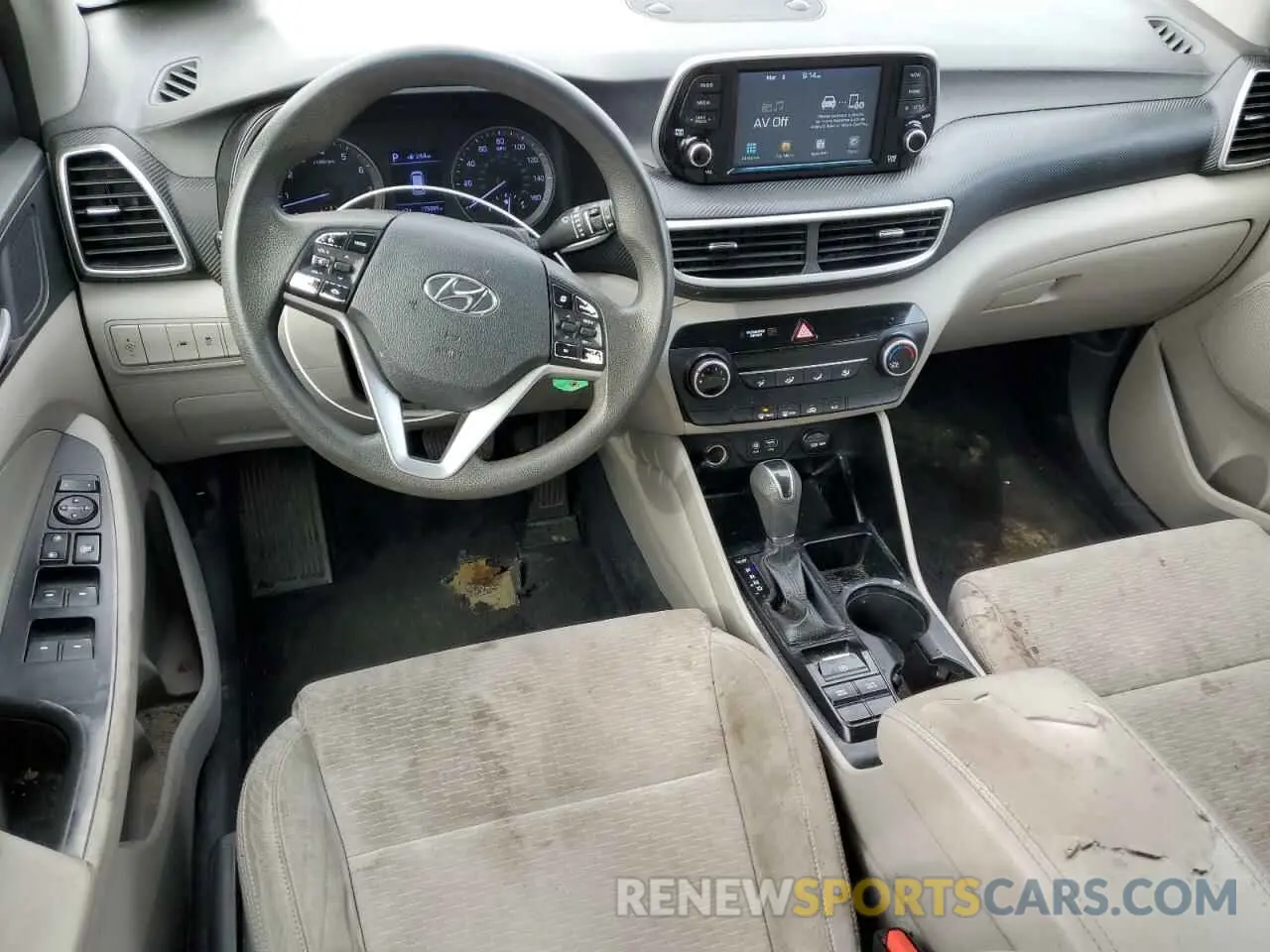 8 fotografías del automóvil dañado KM8J23A43KU891054 HYUNDAI TUCSON 2019
