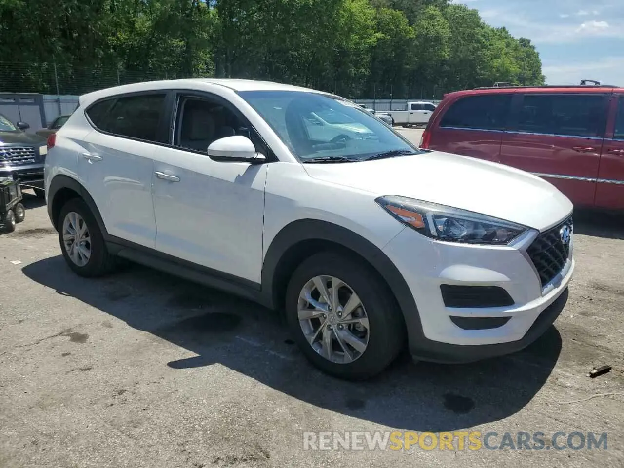 4 fotografías del automóvil dañado KM8J23A43KU925008 HYUNDAI TUCSON 2019