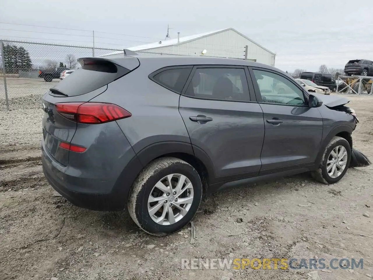 3 fotografías del automóvil dañado KM8J23A43KU979280 HYUNDAI TUCSON 2019