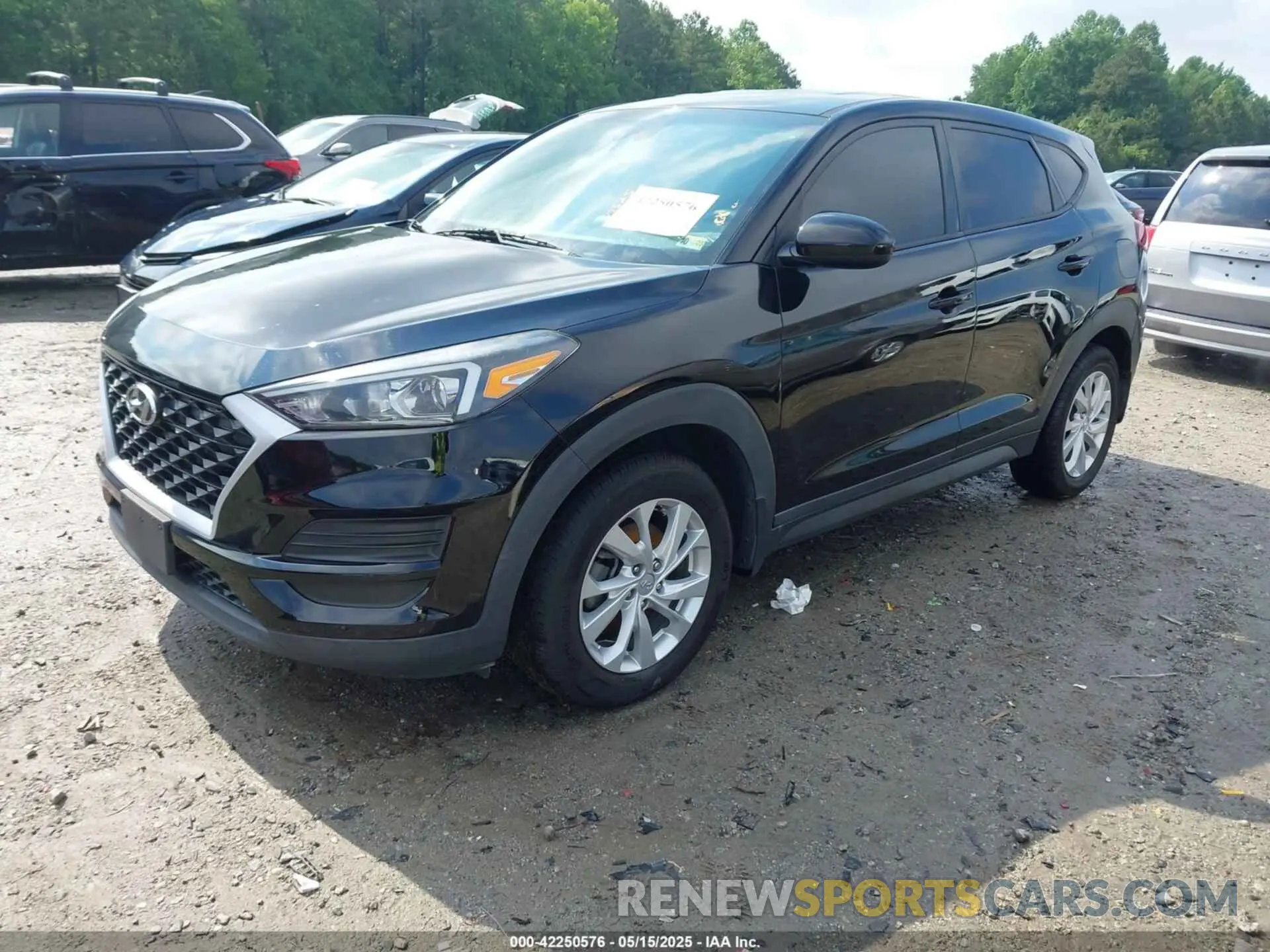 2 fotografías del automóvil dañado KM8J23A44KU055401 HYUNDAI TUCSON 2019