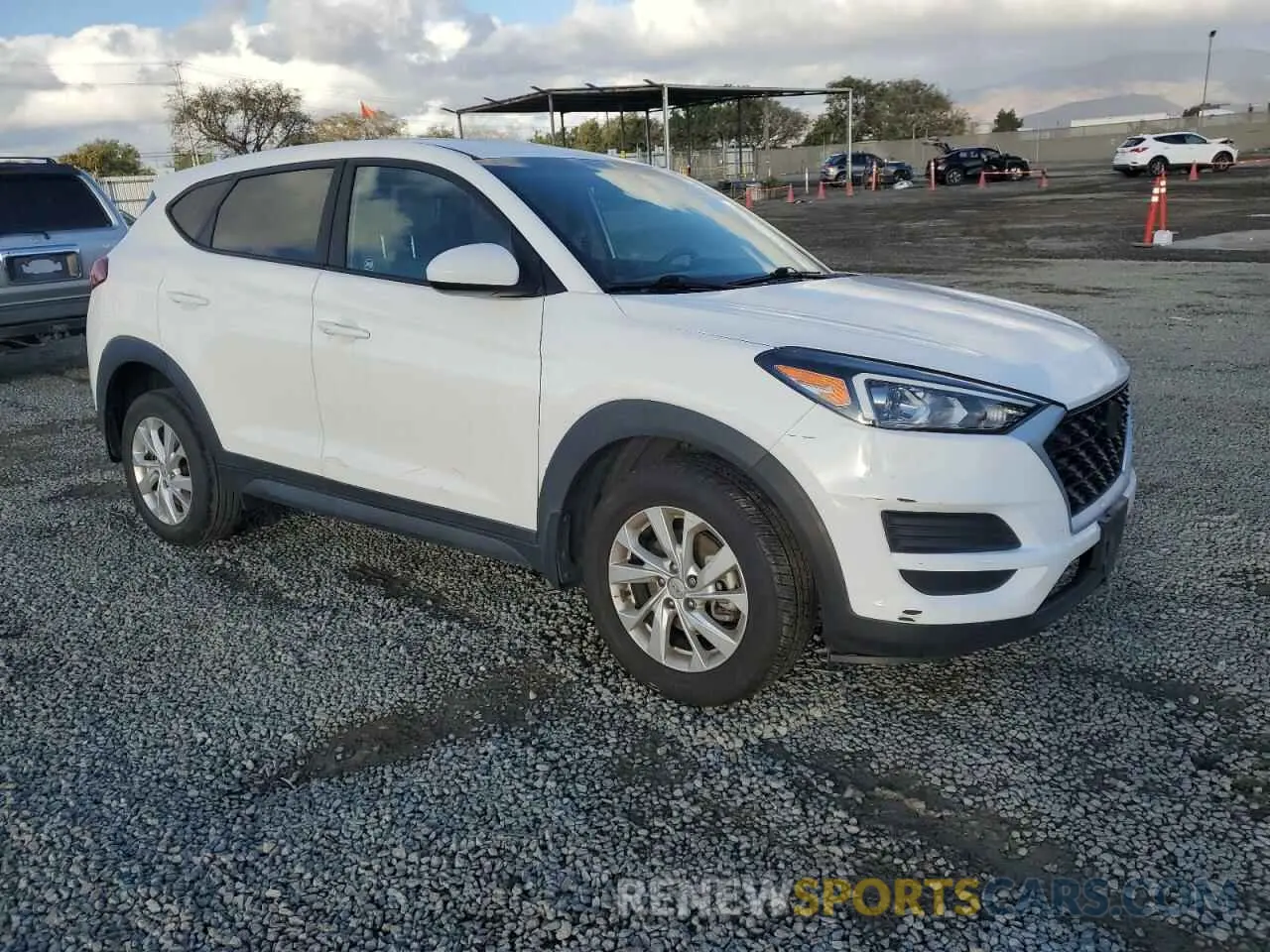 4 fotografías del automóvil dañado KM8J23A44KU056998 HYUNDAI TUCSON 2019