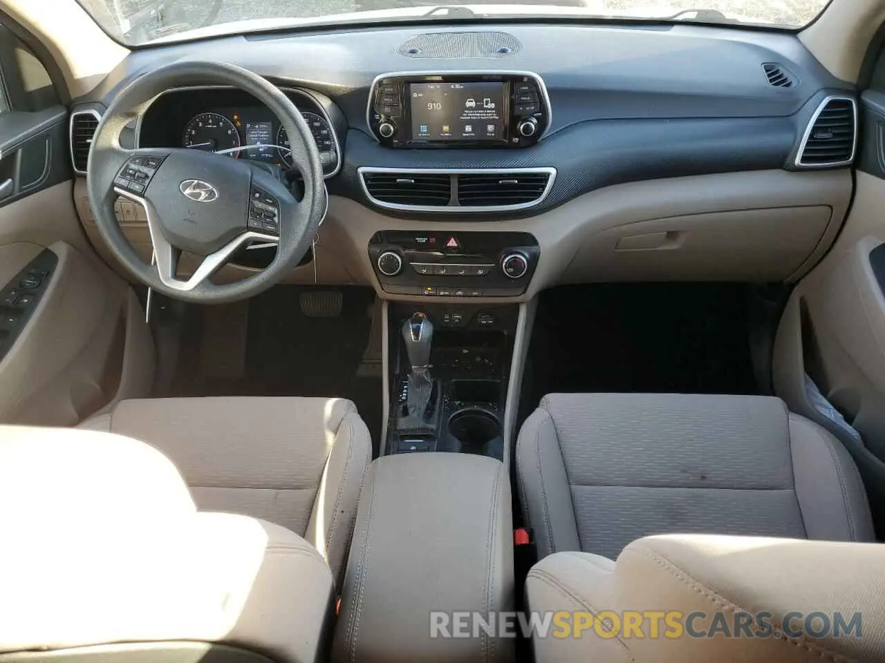 8 fotografías del automóvil dañado KM8J23A44KU056998 HYUNDAI TUCSON 2019