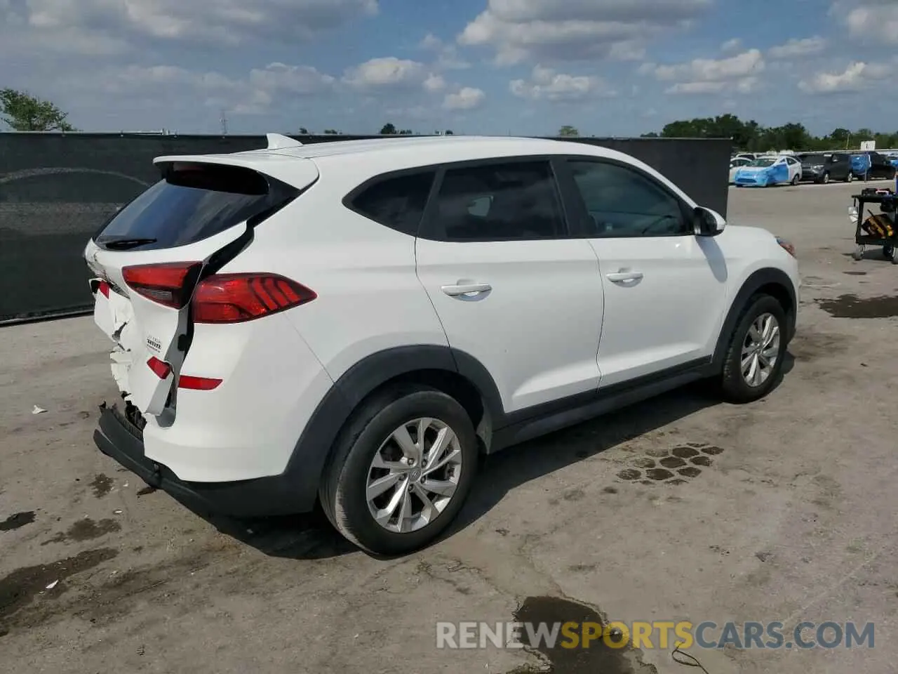 3 fotografías del automóvil dañado KM8J23A44KU872061 HYUNDAI TUCSON 2019