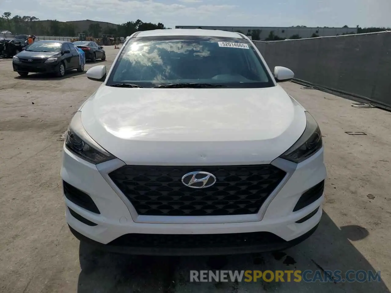 5 fotografías del automóvil dañado KM8J23A44KU872061 HYUNDAI TUCSON 2019