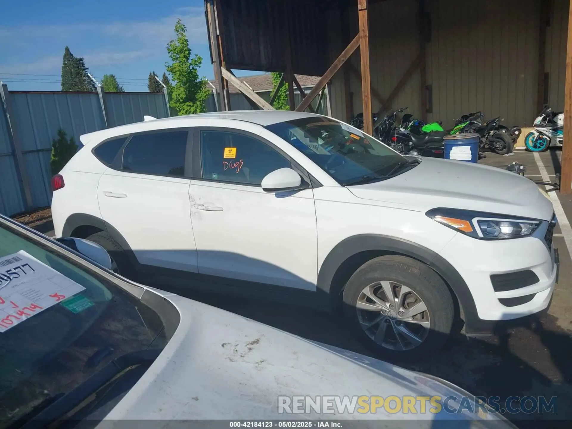 13 fotografías del automóvil dañado KM8J23A44KU944635 HYUNDAI TUCSON 2019