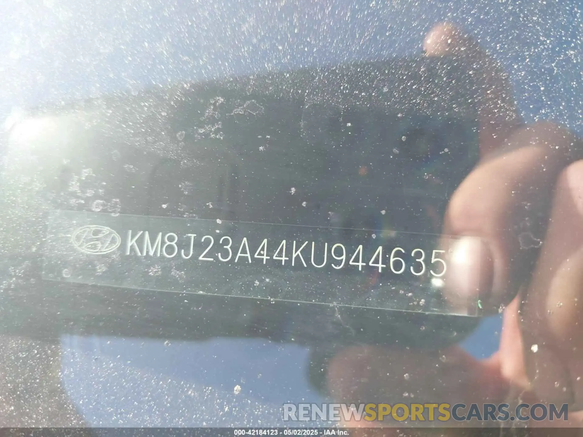 9 fotografías del automóvil dañado KM8J23A44KU944635 HYUNDAI TUCSON 2019