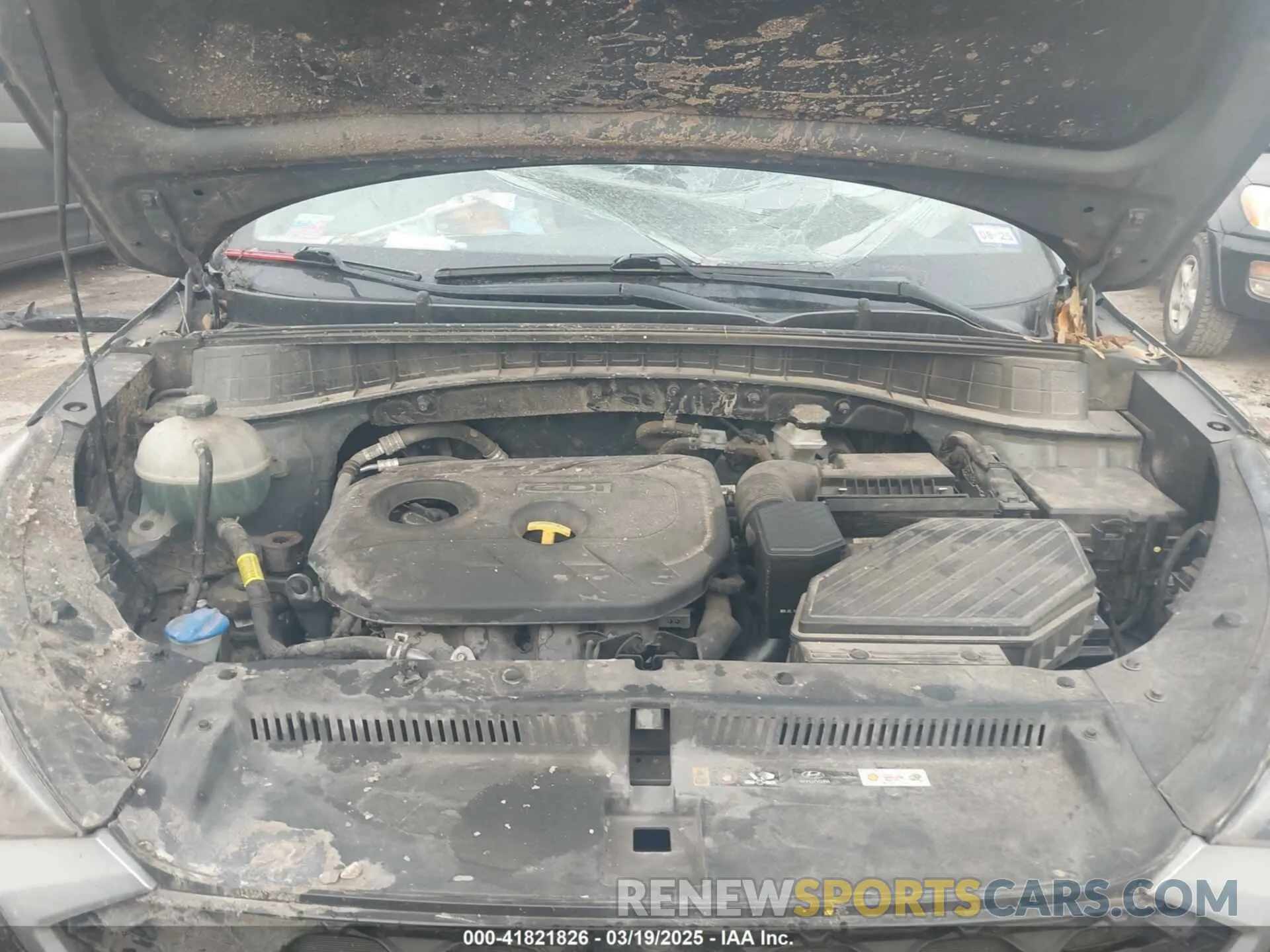 10 fotografías del automóvil dañado KM8J23A44KU967882 HYUNDAI TUCSON 2019