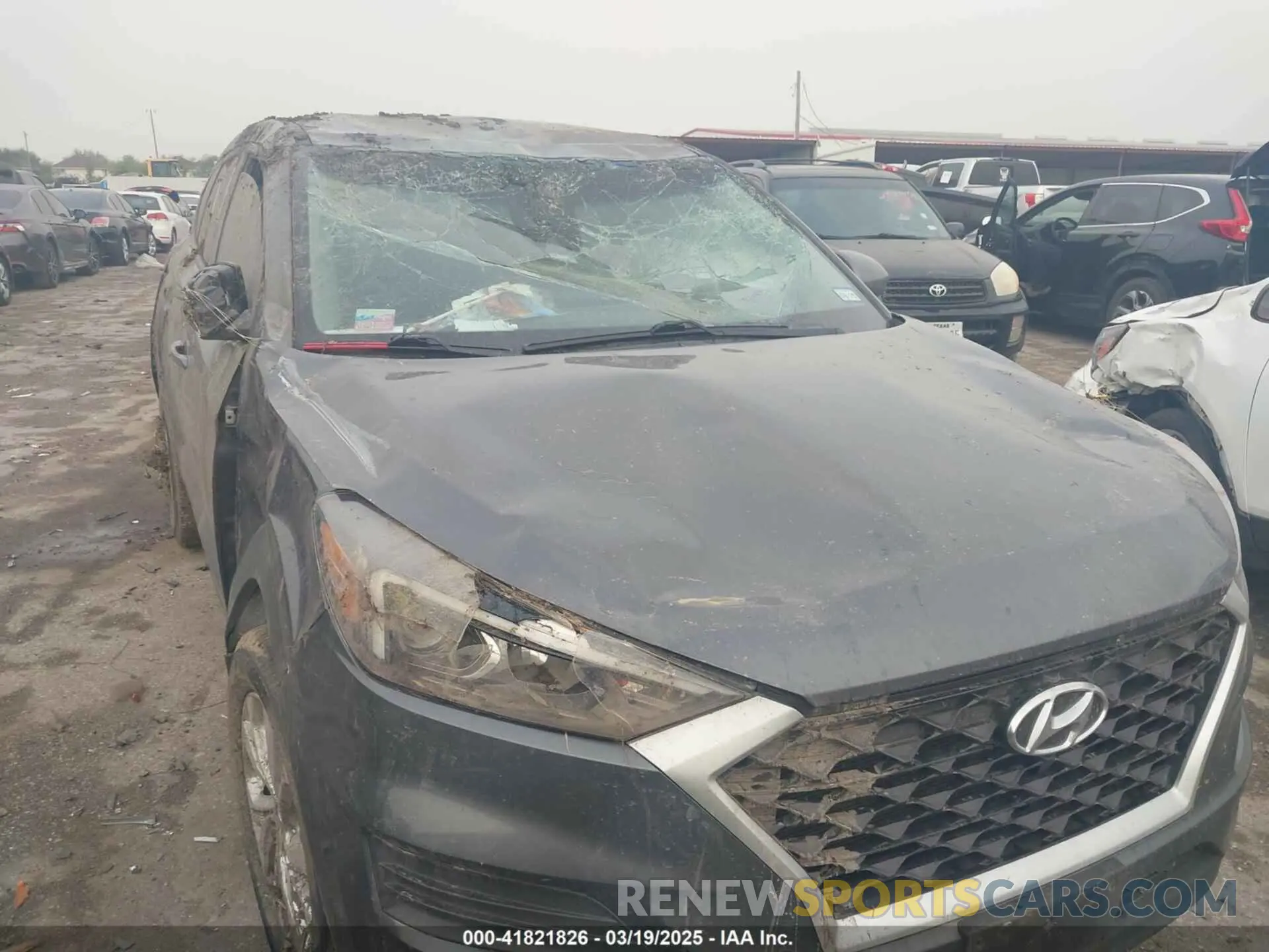 6 fotografías del automóvil dañado KM8J23A44KU967882 HYUNDAI TUCSON 2019