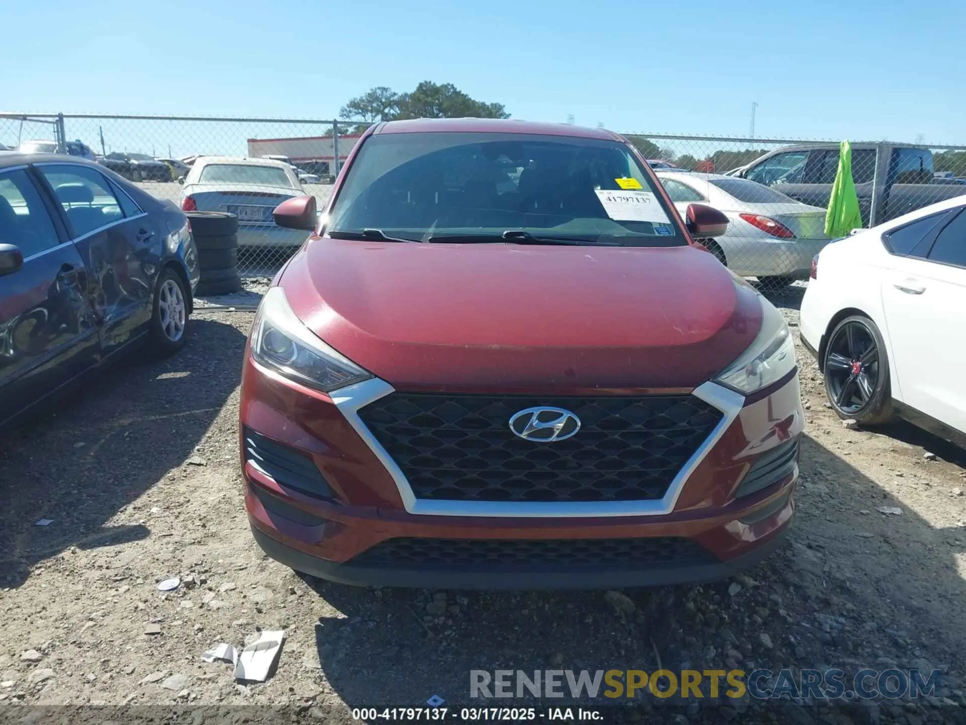 12 fotografías del automóvil dañado KM8J23A45KU931585 HYUNDAI TUCSON 2019