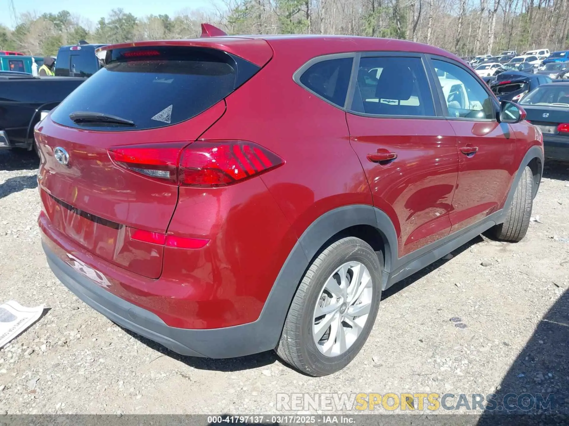4 fotografías del automóvil dañado KM8J23A45KU931585 HYUNDAI TUCSON 2019