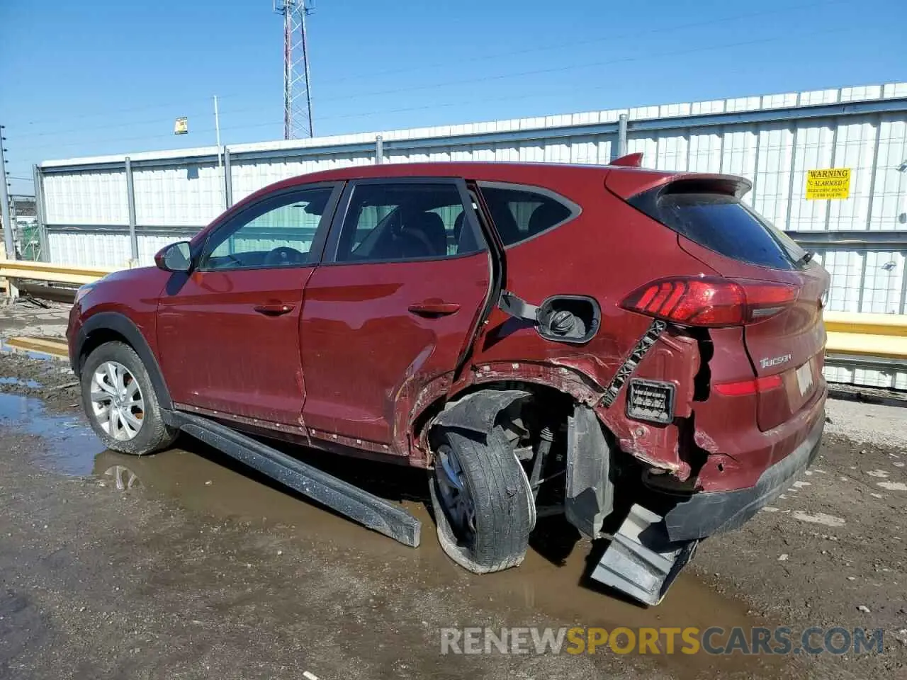 2 fotografías del automóvil dañado KM8J23A45KU940836 HYUNDAI TUCSON 2019