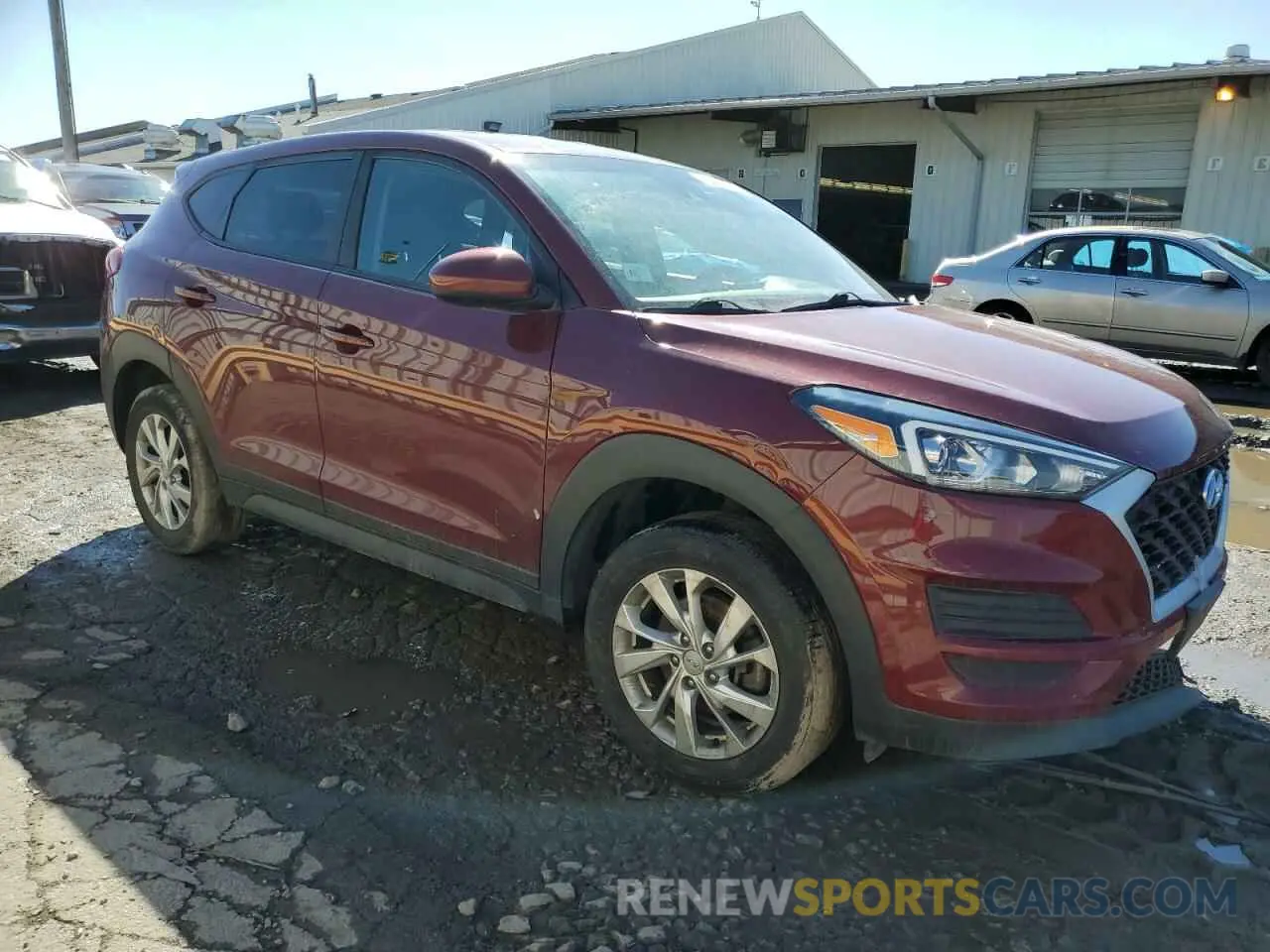 4 fotografías del automóvil dañado KM8J23A45KU940836 HYUNDAI TUCSON 2019