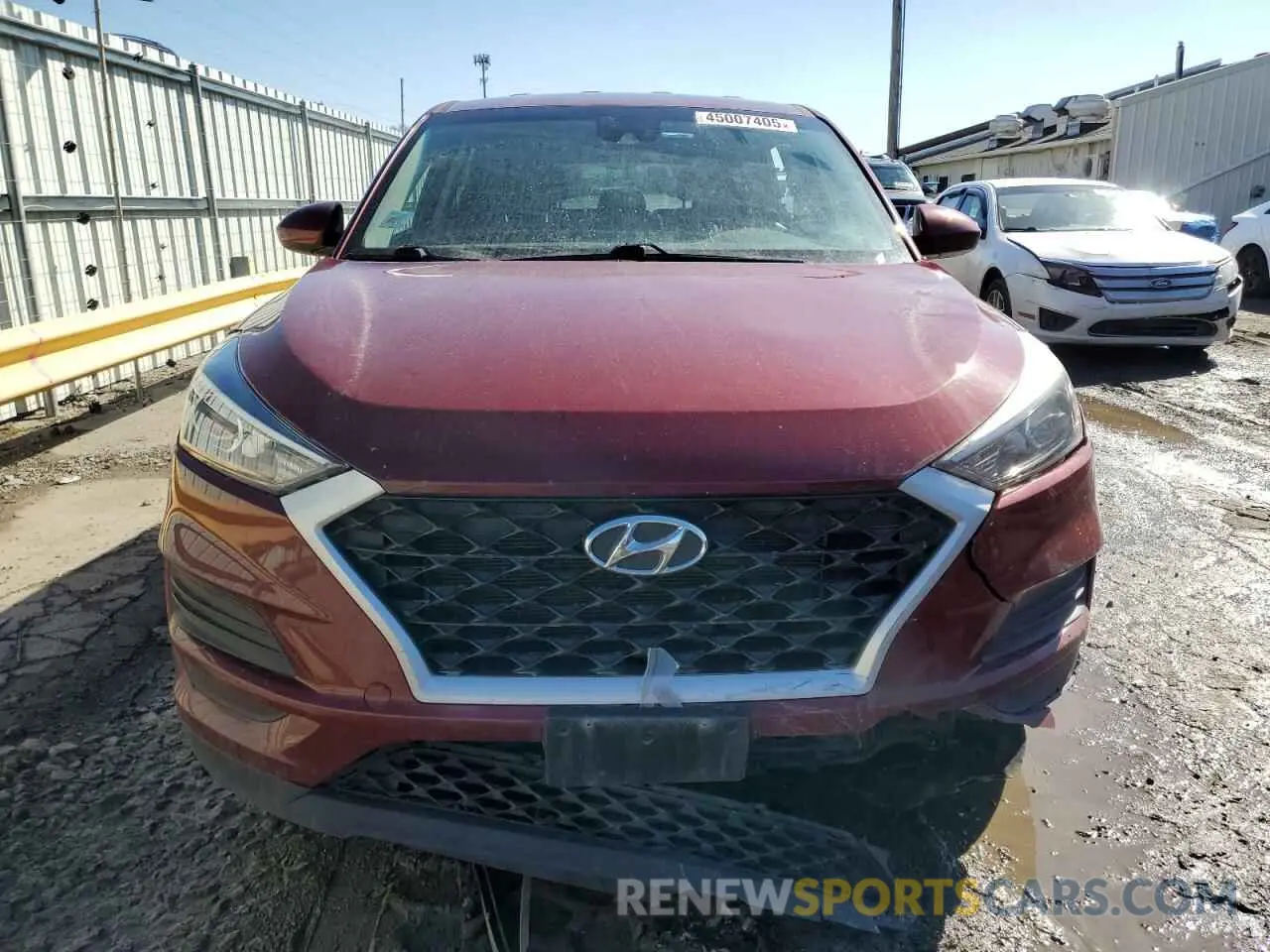 5 fotografías del automóvil dañado KM8J23A45KU940836 HYUNDAI TUCSON 2019