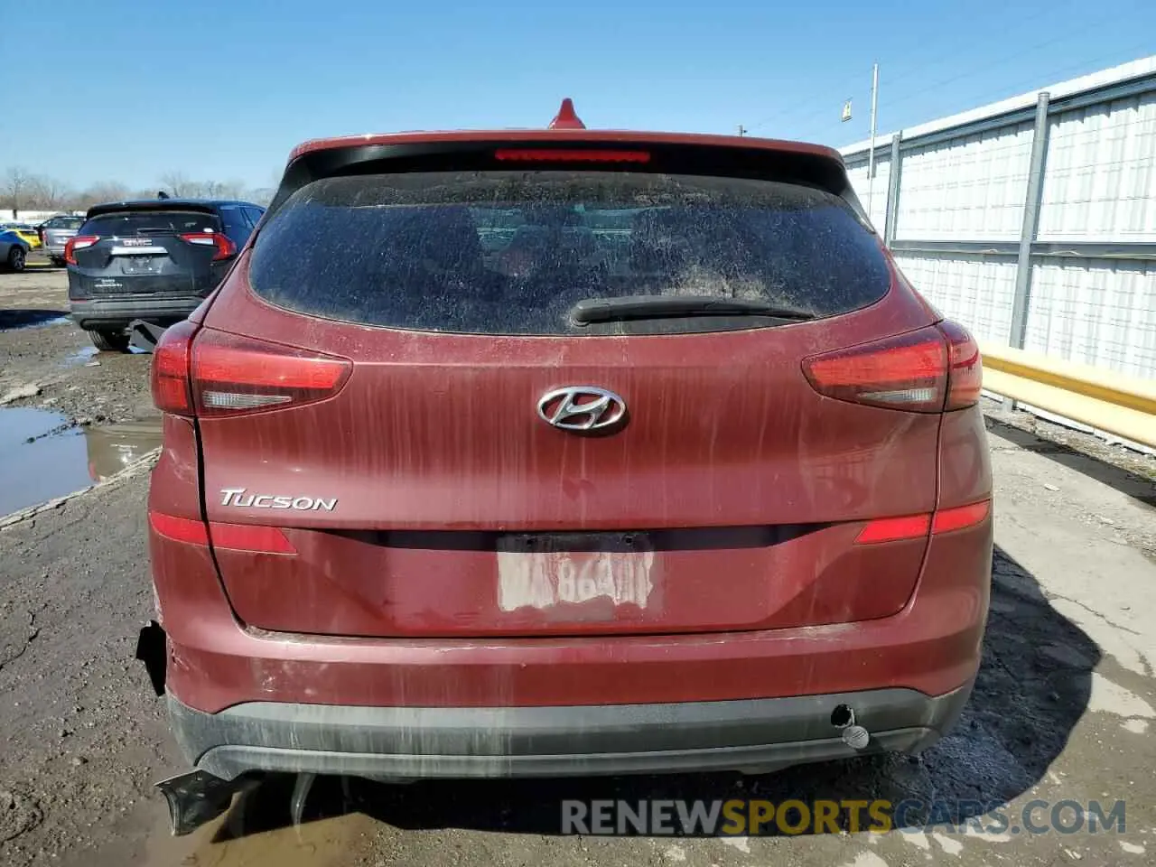 6 fotografías del automóvil dañado KM8J23A45KU940836 HYUNDAI TUCSON 2019