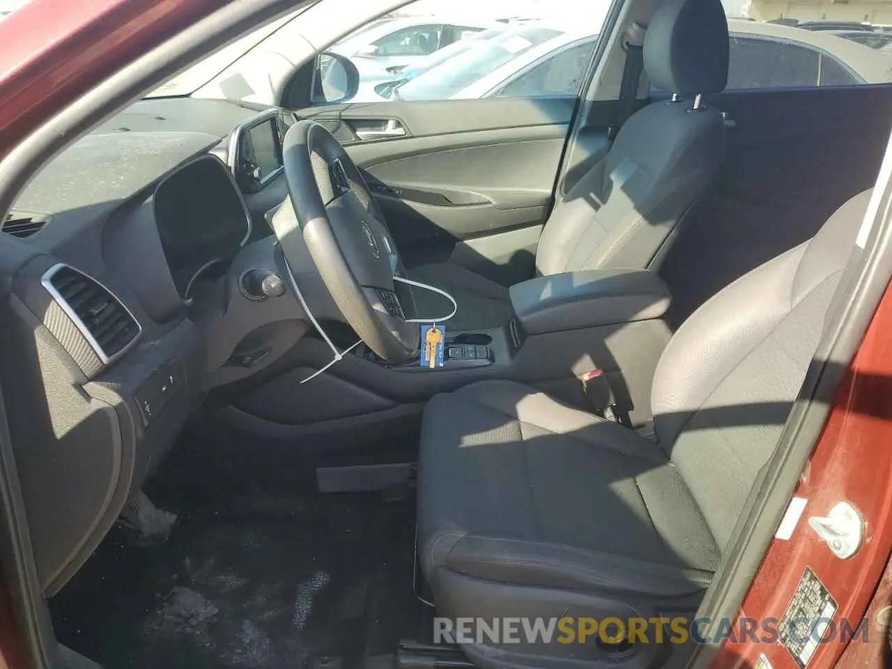 7 fotografías del automóvil dañado KM8J23A45KU940836 HYUNDAI TUCSON 2019