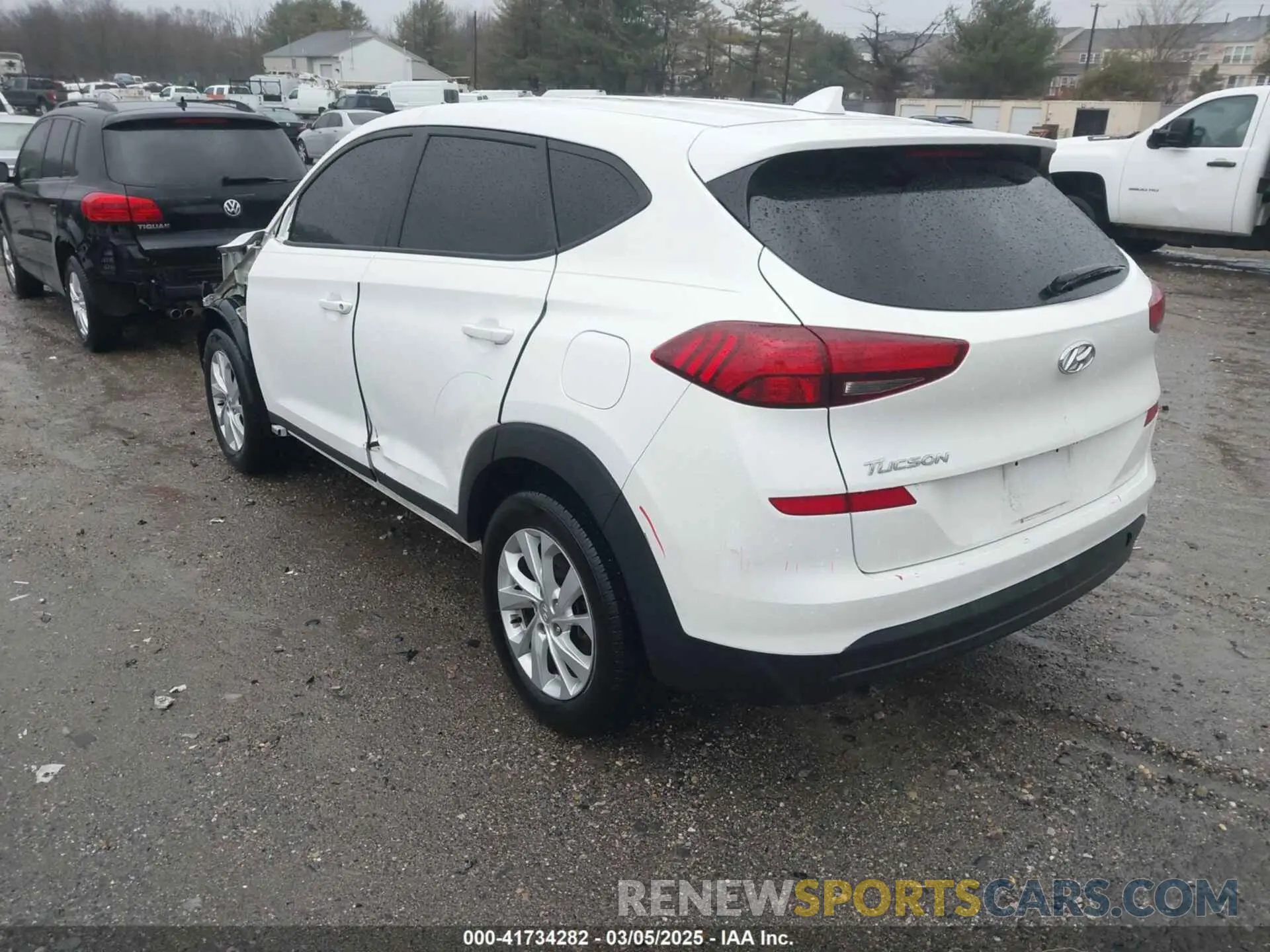 3 fotografías del automóvil dañado KM8J23A45KU962903 HYUNDAI TUCSON 2019