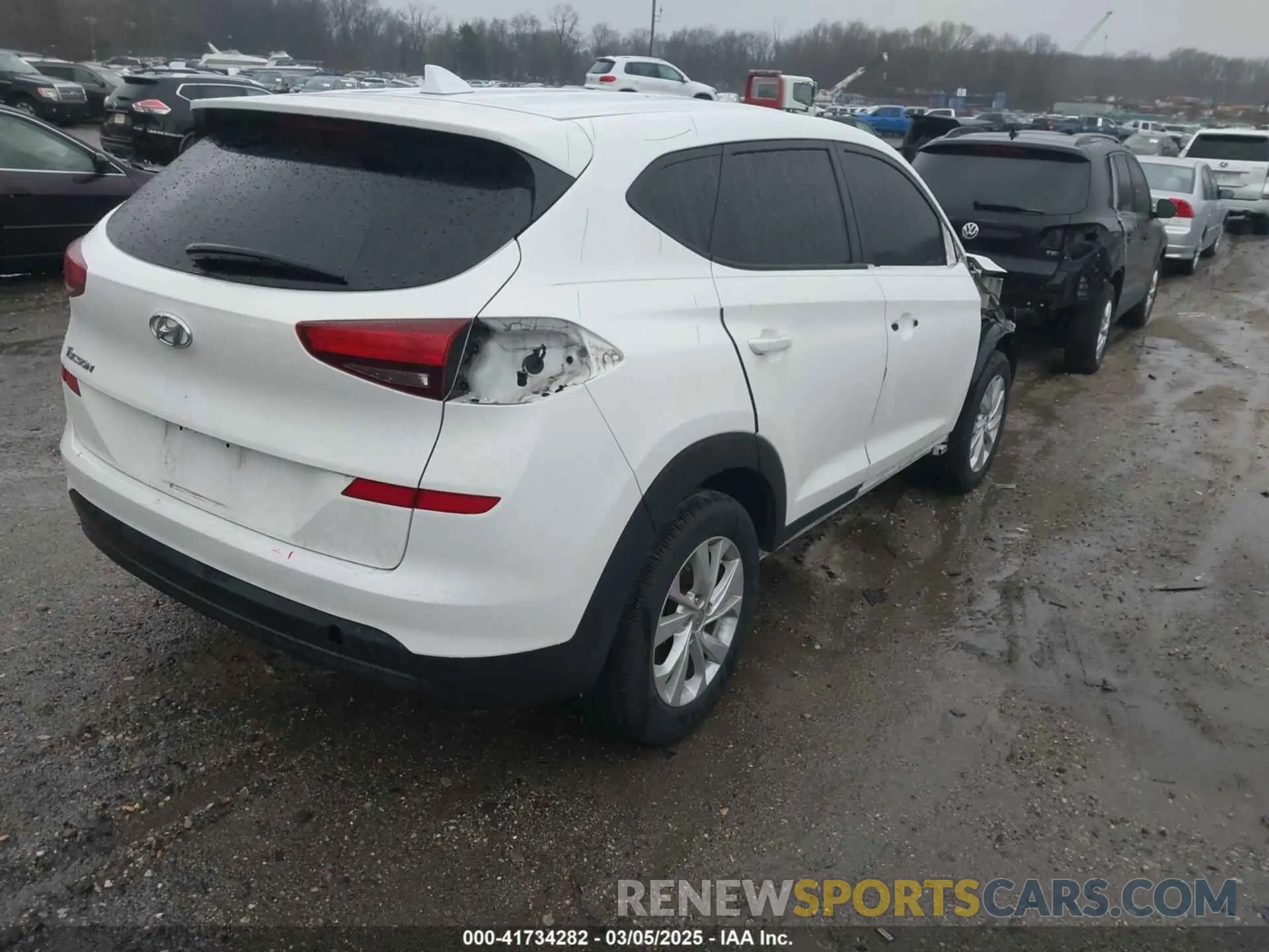 4 fotografías del automóvil dañado KM8J23A45KU962903 HYUNDAI TUCSON 2019