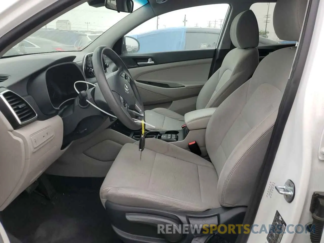 7 fotografías del automóvil dañado KM8J23A46KU019144 HYUNDAI TUCSON 2019