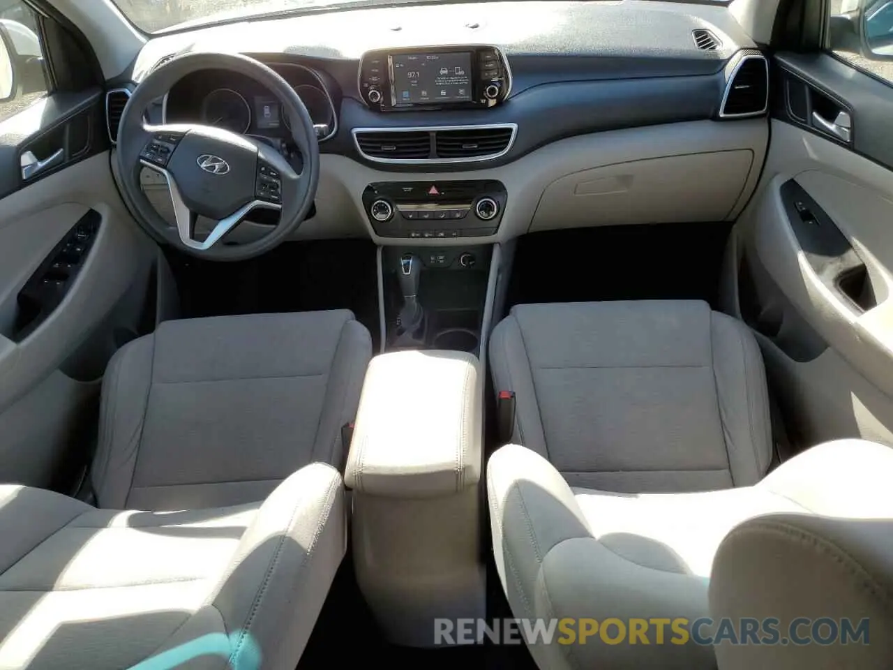 8 fotografías del automóvil dañado KM8J23A46KU019144 HYUNDAI TUCSON 2019