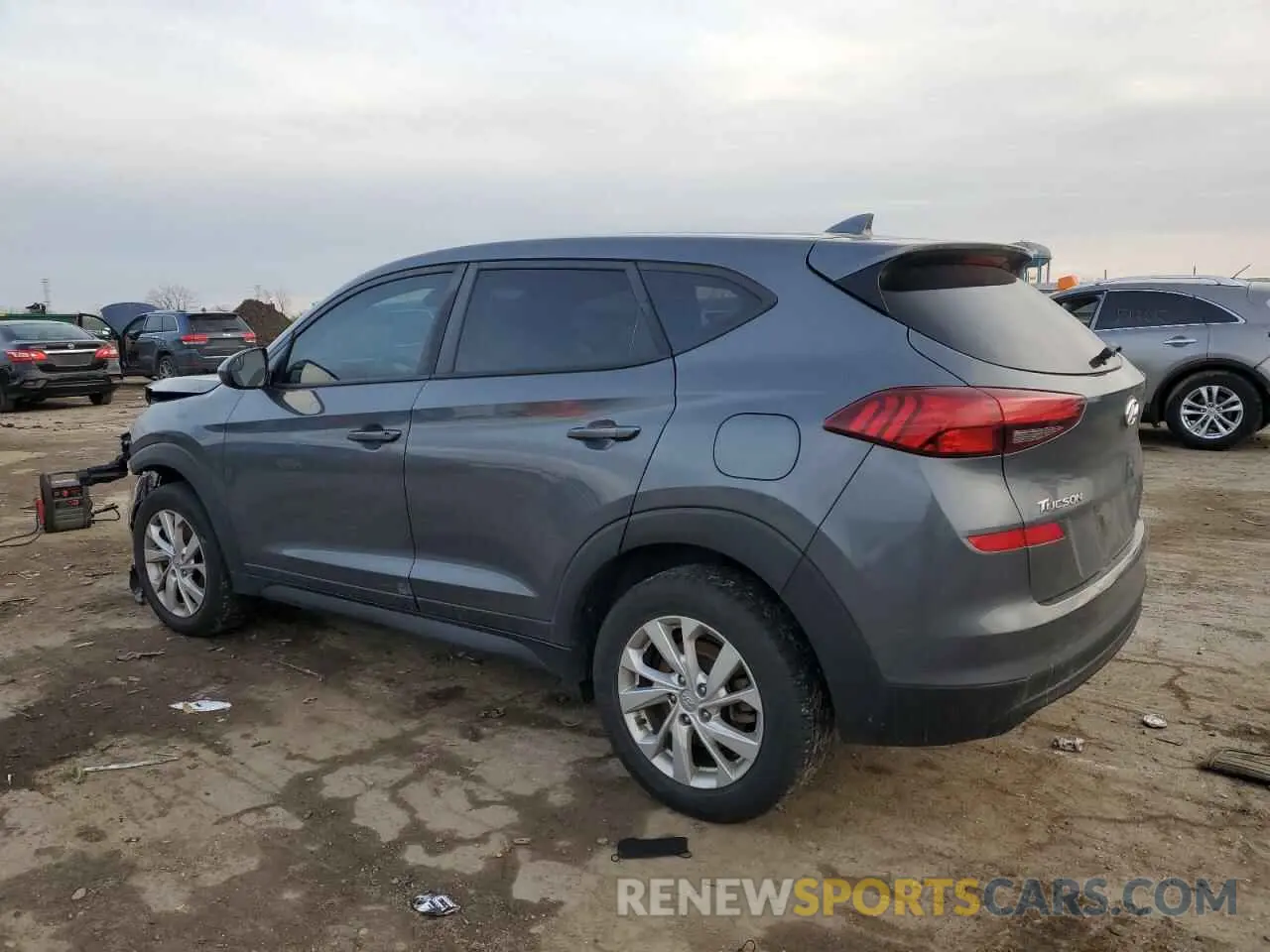 2 fotografías del automóvil dañado KM8J23A46KU023193 HYUNDAI TUCSON 2019