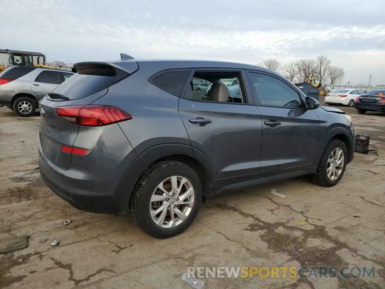 3 fotografías del automóvil dañado KM8J23A46KU023193 HYUNDAI TUCSON 2019