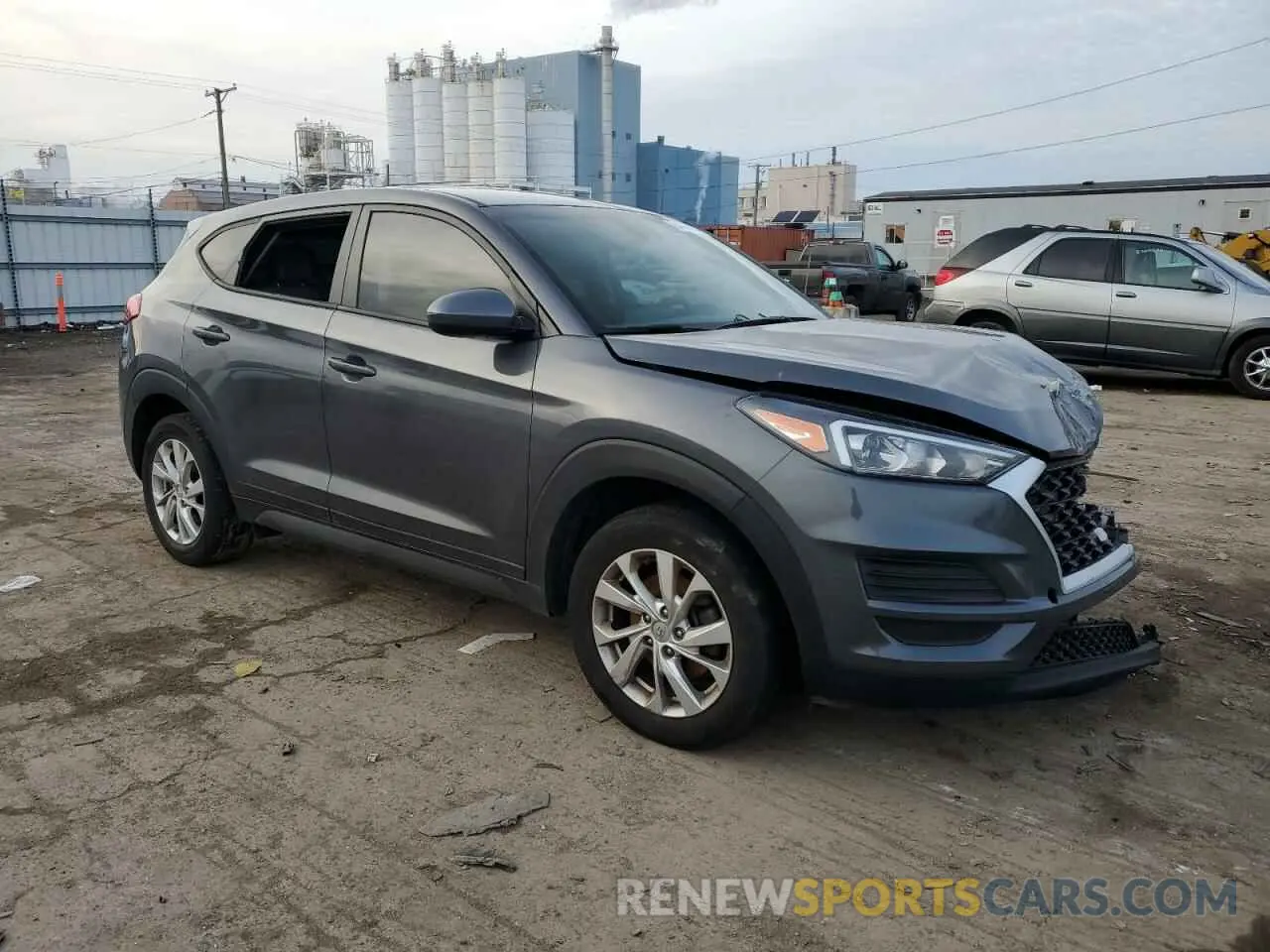 4 fotografías del automóvil dañado KM8J23A46KU023193 HYUNDAI TUCSON 2019