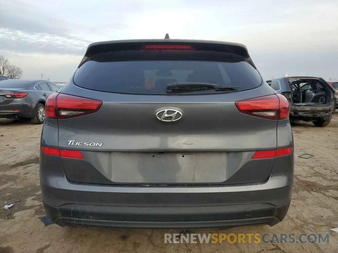 6 fotografías del automóvil dañado KM8J23A46KU023193 HYUNDAI TUCSON 2019