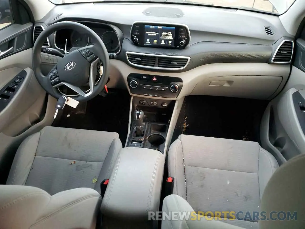 8 fotografías del automóvil dañado KM8J23A46KU023193 HYUNDAI TUCSON 2019