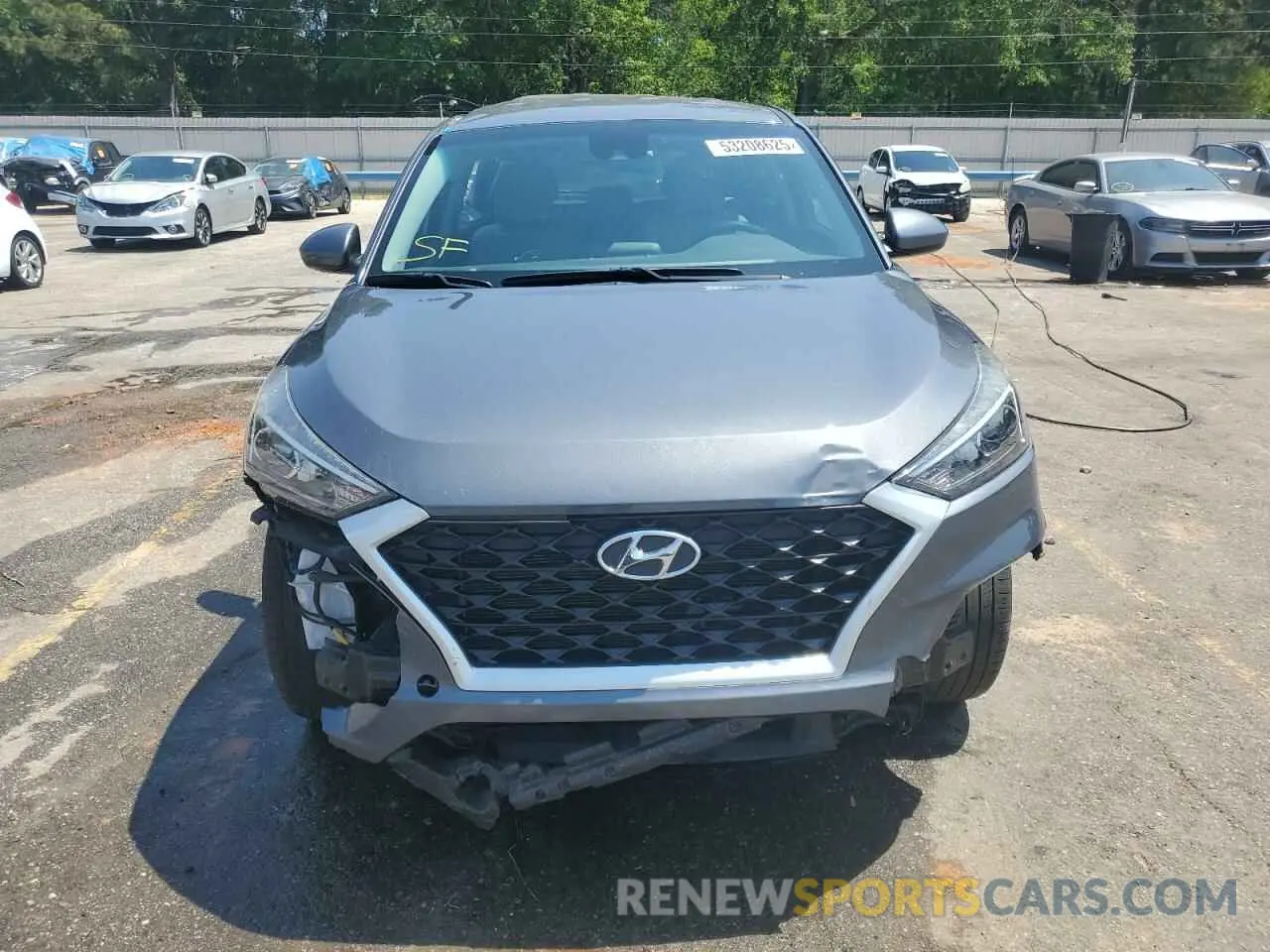 5 fotografías del automóvil dañado KM8J23A46KU026837 HYUNDAI TUCSON 2019