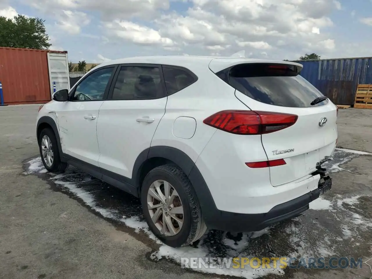 2 fotografías del automóvil dañado KM8J23A46KU892280 HYUNDAI TUCSON 2019