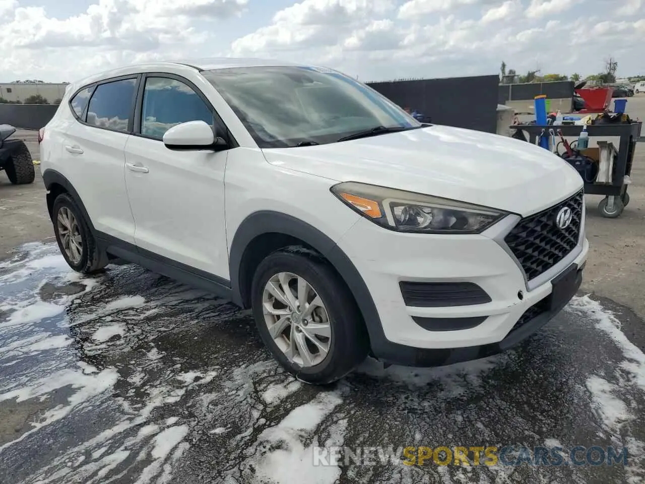 4 fotografías del automóvil dañado KM8J23A46KU892280 HYUNDAI TUCSON 2019
