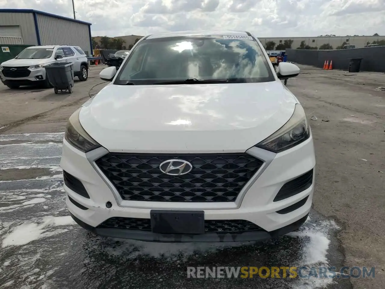 5 fotografías del automóvil dañado KM8J23A46KU892280 HYUNDAI TUCSON 2019
