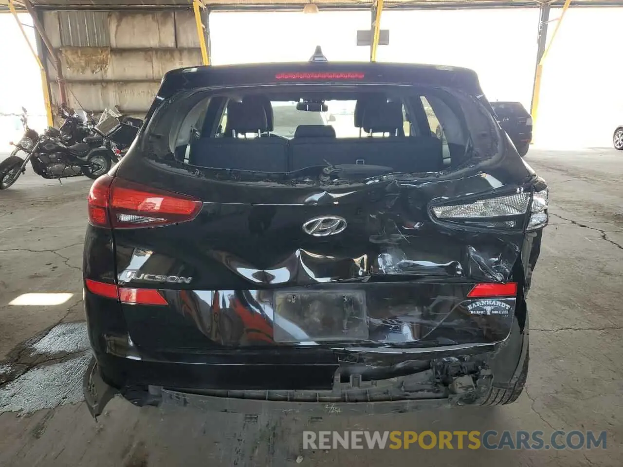 6 fotografías del automóvil dañado KM8J23A46KU974798 HYUNDAI TUCSON 2019
