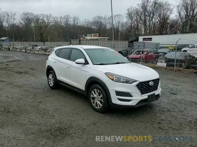11 fotografías del automóvil dañado KM8J23A47KU052833 HYUNDAI TUCSON 2019