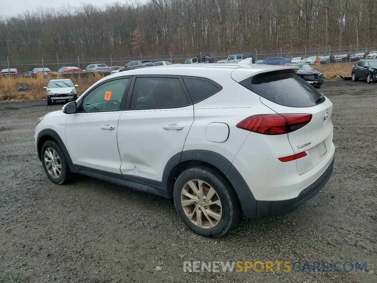 2 fotografías del automóvil dañado KM8J23A47KU052833 HYUNDAI TUCSON 2019