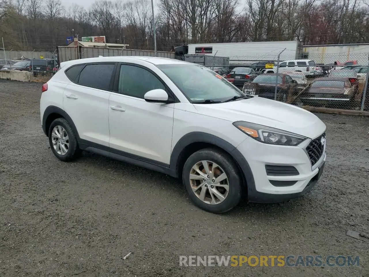 4 fotografías del automóvil dañado KM8J23A47KU052833 HYUNDAI TUCSON 2019