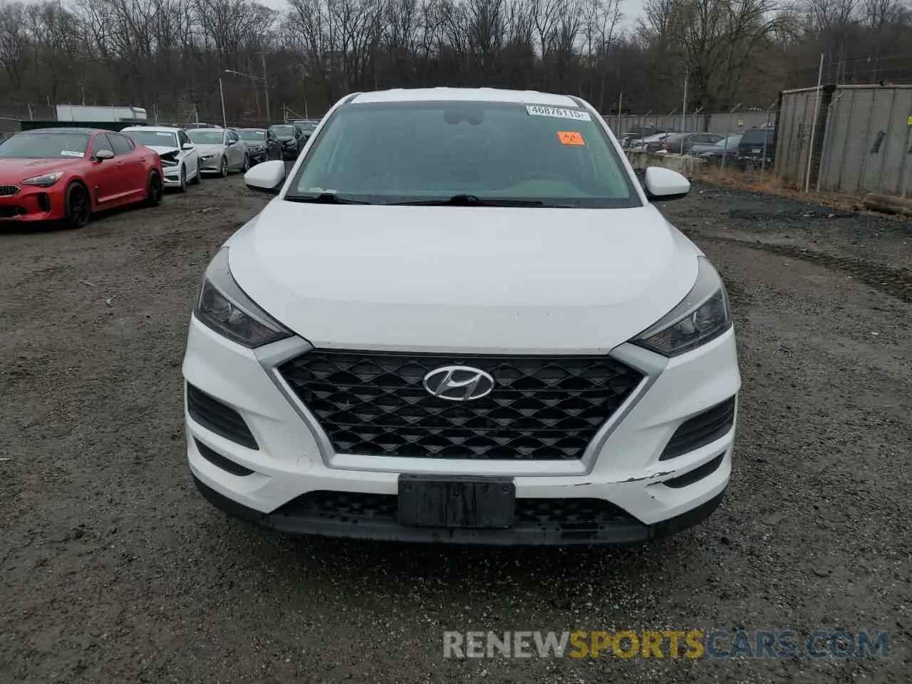 5 fotografías del automóvil dañado KM8J23A47KU052833 HYUNDAI TUCSON 2019