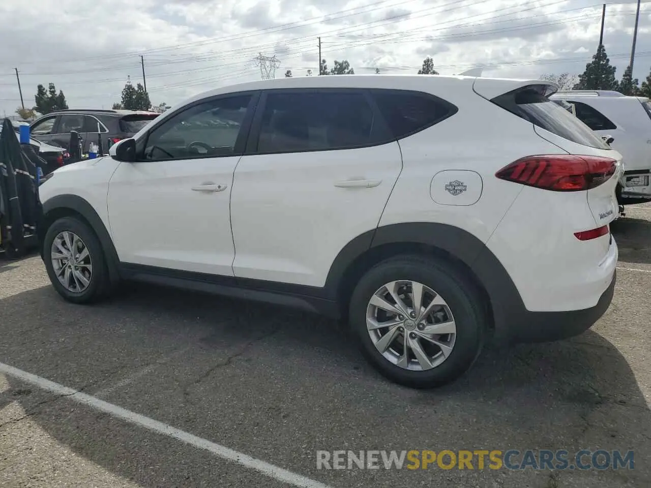 2 fotografías del automóvil dañado KM8J23A47KU898847 HYUNDAI TUCSON 2019