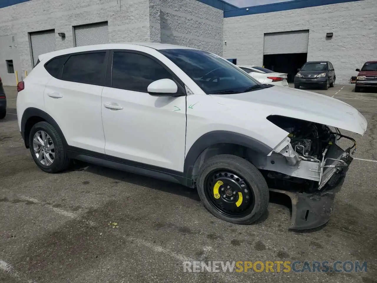 4 fotografías del automóvil dañado KM8J23A47KU898847 HYUNDAI TUCSON 2019
