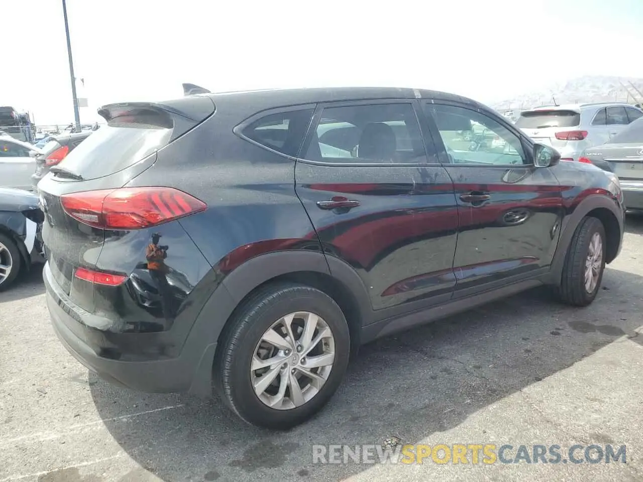 3 fotografías del automóvil dañado KM8J23A47KU974924 HYUNDAI TUCSON 2019