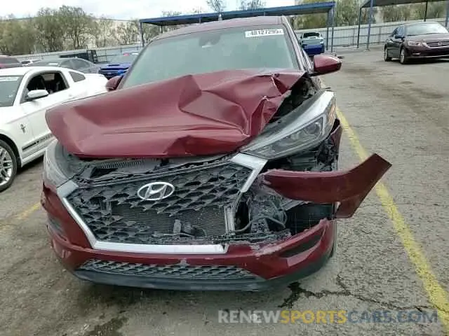 14 fotografías del automóvil dañado KM8J23A48KU006234 HYUNDAI TUCSON 2019