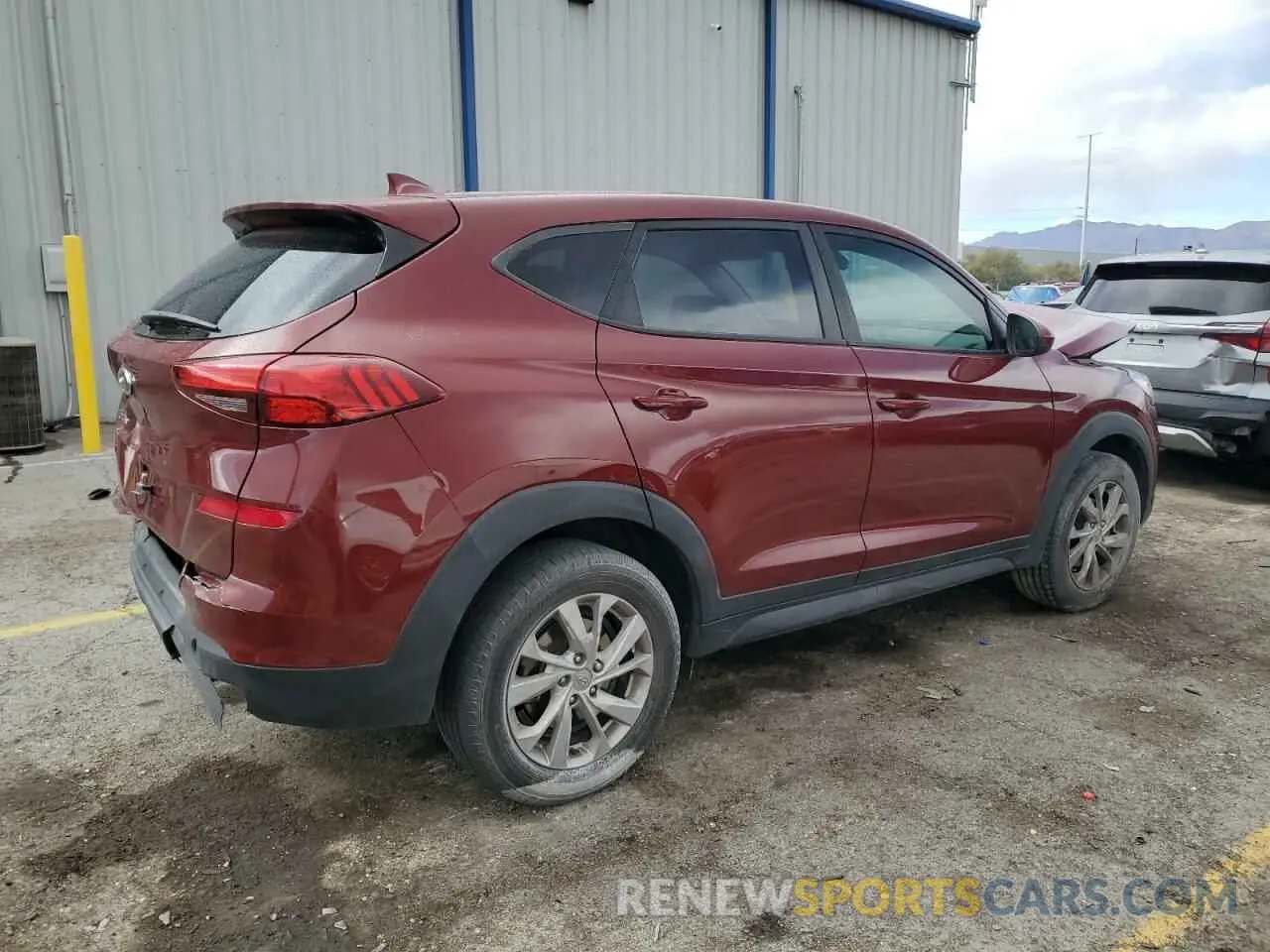 3 fotografías del automóvil dañado KM8J23A48KU006234 HYUNDAI TUCSON 2019