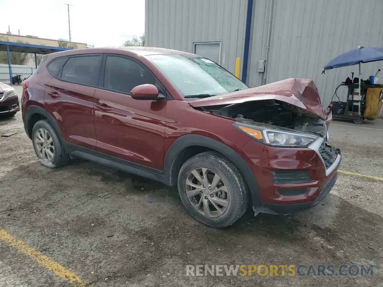 4 fotografías del automóvil dañado KM8J23A48KU006234 HYUNDAI TUCSON 2019