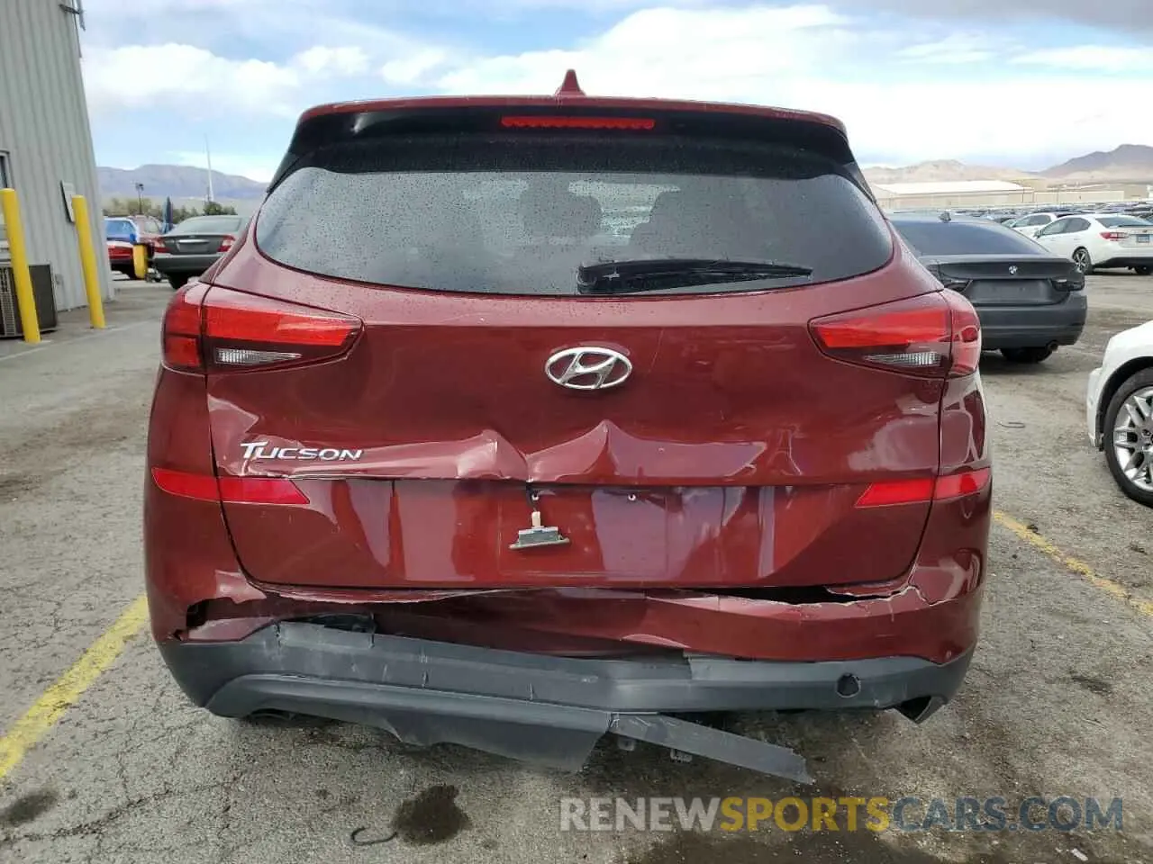 6 fotografías del automóvil dañado KM8J23A48KU006234 HYUNDAI TUCSON 2019