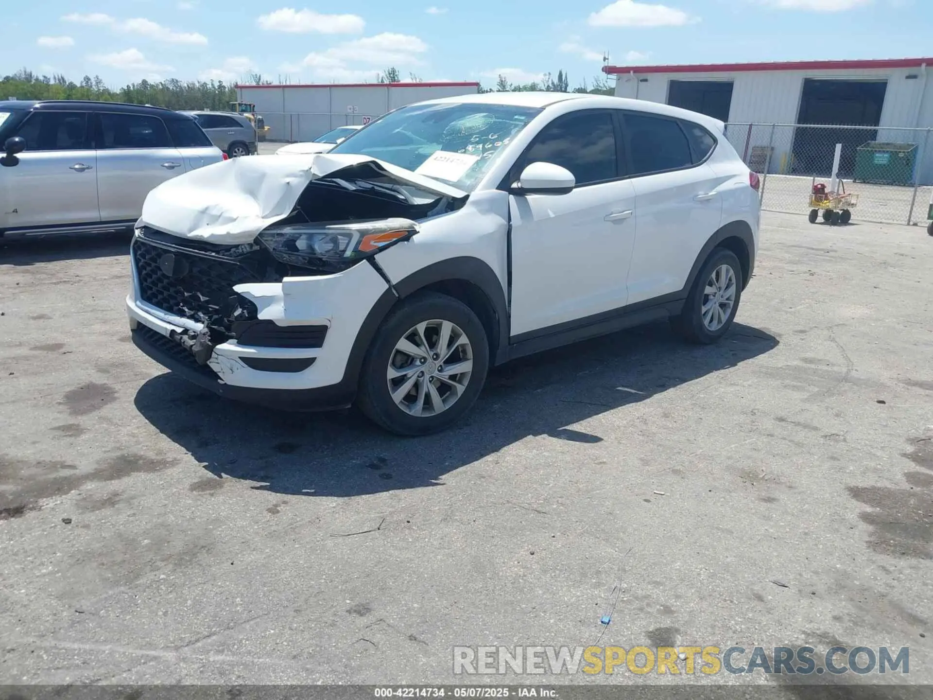 2 fotografías del automóvil dañado KM8J23A48KU055515 HYUNDAI TUCSON 2019